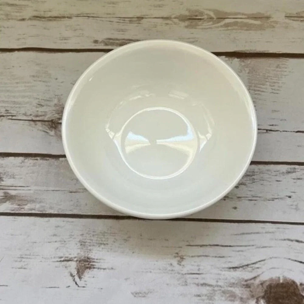 Corelle Ceramic Cereal Bowl White Minimalist Round‎ Glossy 6.25in